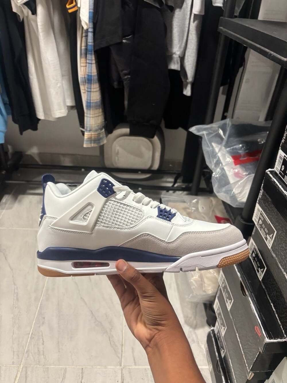 Nike SB x Air Jordan 4 Retro SP Navy White Gum